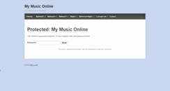 Desktop Screenshot of mymusiconline.co.uk
