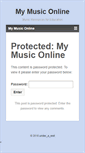 Mobile Screenshot of mymusiconline.co.uk