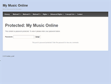 Tablet Screenshot of mymusiconline.co.uk